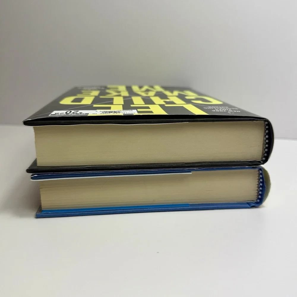 Lee Child Jack Reacher 2 Hardcover Book Lot Make Me No Plan B 1st Edition